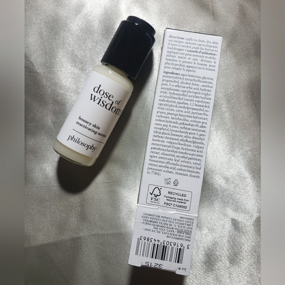 NWT Philosophy Dose of wisdom serum - Picture 2 of 2